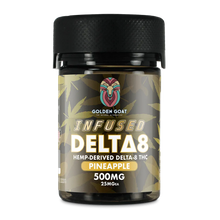 Infused Delta-8 Gummies, 500mg – Pineapple, 20ct