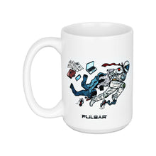 DR562 Pulsar Ceramic Mug - 15oz / Super Spaceman