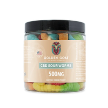 CBD Gummies 500MG -Sour Worms