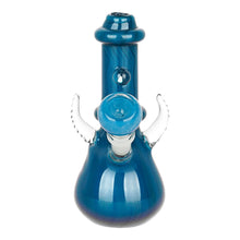 Mini Horns Opal Water Pipe - 5" / 10mm F / Colors Vary