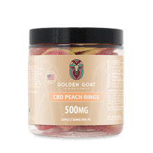 CBD Gummies 500MG - Peach Rings