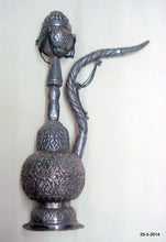 vintage antique collectible old silver hookah Tobacco smoking pipe