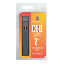 CBD Rechargeable Vape Device 1200MG, Northern Lights (Indica)