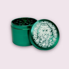 Green Man Green Aluminum 4-Piece Grinder, 2"