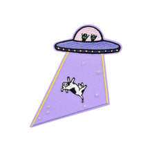 Come Back Bessie UFO Embroidered Iron-On Patch - 4" x 3"