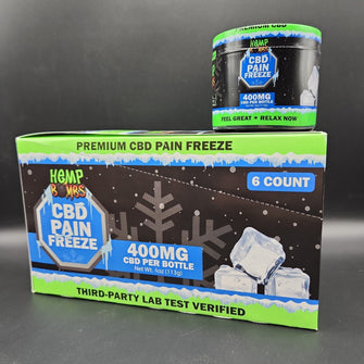 Hemp Bombs 400mg CBD Pain Rub - 4oz - Box of 6