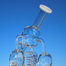 Approx. 11" Spiral Mushroom Recycler Water Pipe w/ Circ Perc