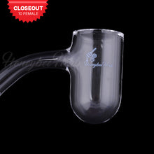 HONEY BEVEL DEEP BOWL QUARTZ BANGER - 45° DEGREE | BL