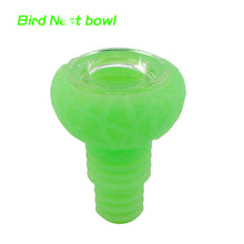 Waxmaid 14mm 18mm Bird Nest Silicone Glass Bowl