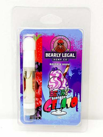 Berry Gelato | Delta 8 Vape Cartridge | Bearly Legal Hemp Co.