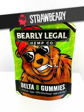 Strawberry | Delta 8 THC Gummies | 25mg | Bearly Legal Hemp Co.