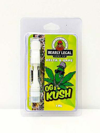 OG Kush | Delta 8 Vape Cartridge | Bearly Legal Hemp Co.