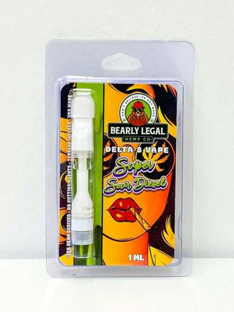 Super Sour Diesel | Delta 8 Vape Cartridge | Bearly Legal Hemp Co.