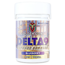 Delta 9 Infused Gummy Squares – Blueberry