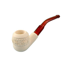 Hand Carved Small Meerschaum Pipe - Topkapi