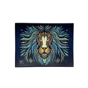 Tribal Lion Glass Rollin' Tray