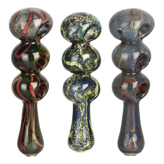 Fermion Skin Triple Bowl Spoon Hand Pipe