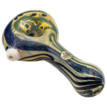 LA Pipes "Dollar Pancake" Dichroic Color-Changing Spoon Glass Pipe