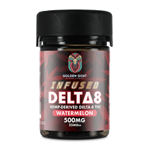 Infused Delta-8 Gummies, 500mg – Watermelon, 20ct