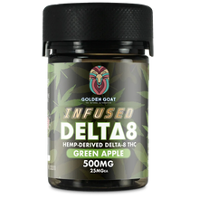 Infused Delta-8 Gummies, 500mg – Green Apple, 20ct