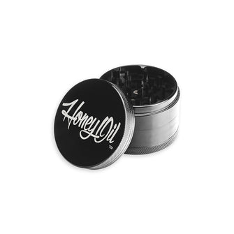 Honey Oil Aluminum Grinder Black