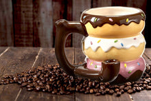 Donut mug - pipe - novelty mug