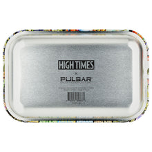 High Times x Pulsar Metal Rolling Tray w/ Lid - Covers Collage / 11" x 7"