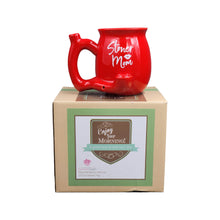 Stoner Mom Mug - Red with White Logo