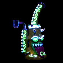 Gingerbread Monster Dab Rig - 9.75" / 14mm F / Colors Vary