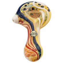 LA Pipes "Dollar Pancake" Dichroic Color-Changing Spoon Glass Pipe
