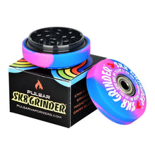 Pulsar SK8 Grinder | 3pc | 2.2"| Swirl Colors | 6pc Display