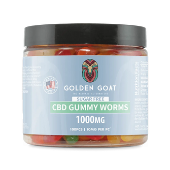 CBD Sugar Free Gummies 1000MG - Clear Worms