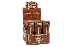 Blunt Wrap Unbleached Cones - 1/4 - 6 pack