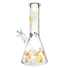 Pulsar Full Wrapped Beaker Water Pipe - 10.5"/14mm F/Watchful Shrooms