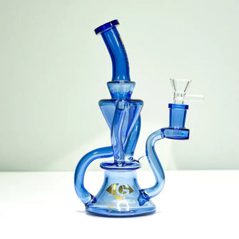 8 Inch Recycler Bong – Diamond Glass