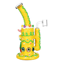 Gingerbread Monster Dab Rig - 9.75" / 14mm F / Colors Vary