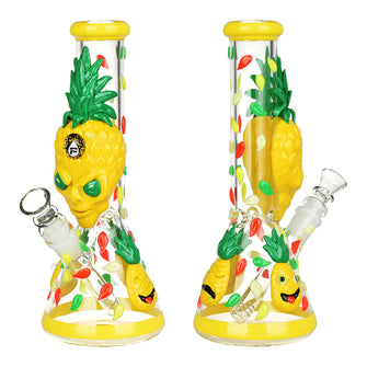 Pulsar Alien Pineapple Beaker Water Pipe - 10" / 14mm F