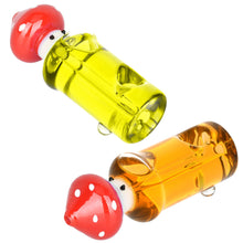 Peeking Shroom Hand Pipe - 4.75" / Colors Vary