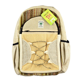 ThreadHeads Himalayan Hemp Laced Front Backpack