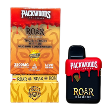 Roar x Packwoods Nug Run Concentrate 3500MG LIVE RESIN THC-B + THC-H, D11 +D8 - Sunset Sherbert