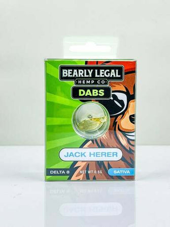 Jack Herer | Delta 8 Snip & Rip Dabs | Bearly Legal Hemp Co. | Indica