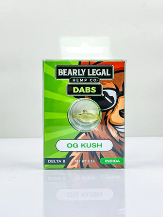 OG Kush | Delta 8 Snip & Rip Dabs | Bearly Legal Hemp Co. | Indica