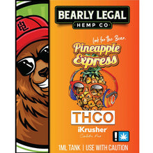 Pineapple Express | THC-O Acetate Vape Tank | Bearly Legal Hemp Co . | 1ml