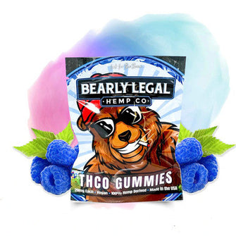 Cotton Candy | THCO Gummies | Bearly Legal Hemp Co.