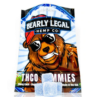 Blue Razz | THCO Gummies | Bearly Legal Hemp Co.